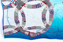 Britney’s Grandma’s Tattered “Wedding Ring” Quilt.