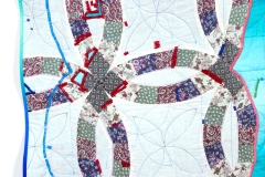 Britney’s Grandma’s Tattered “Wedding Ring” Quilt.