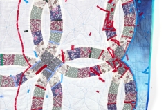 Britney’s Grandma’s Tattered “Wedding Ring” Quilt.