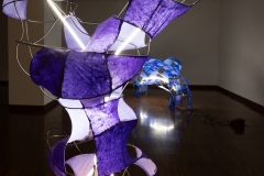 Installation view of Don’t hold on for too long and On a dime.