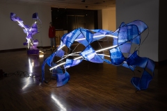 Installation view of Don’t hold on for too long and On a dime.